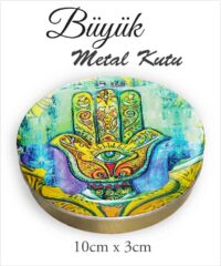 Fatima El Desenli Büyük Metal Kutu