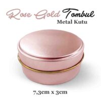 rose gold tombul METAL KUTU