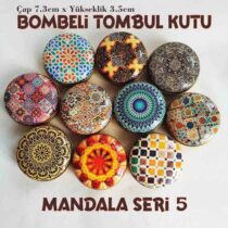MANDALA-DESENLİ-BOMBELİ-METAL-KUTU-SER5