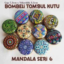 MANDALA-DESENLİ-BOMBELİ-METAL-KUTU-SER6