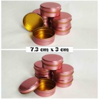 rose gold renkli tombul metal kutu