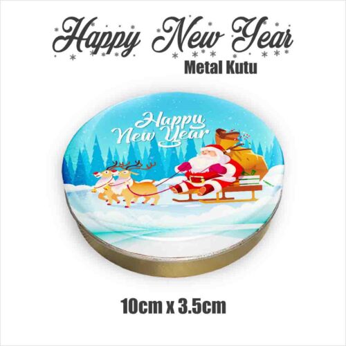Yeni Yıl Büyük Metal Kutu