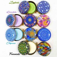 Sabunlu Metal Kutu Mandala Serisi (1 koli=100adet)