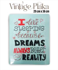 Tipografi Vintage Metal Poster
