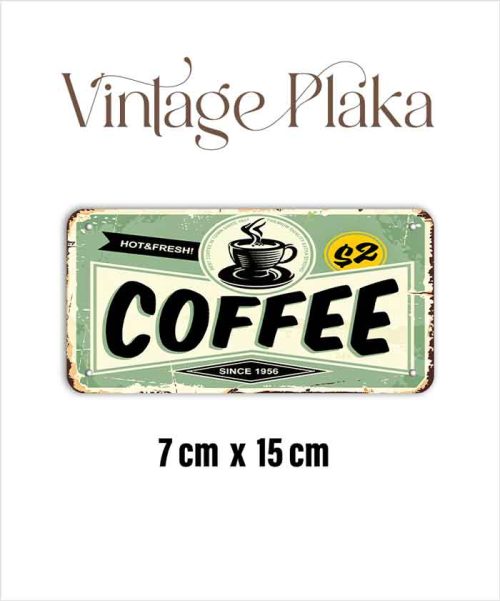 Coffee Vintage Metal Poster