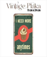 Cupcake Vintage Metal Poster