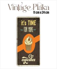 Cupcakes Vintage Metal Poster
