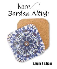 Mandala Desenli Metal Bardakaltı 