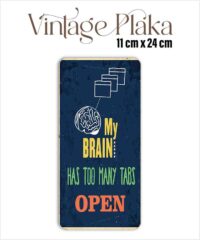 Tipografi Vintage Metal Poster