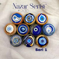 Nazar Serisi 1 Bombeli Metal Kutu (100 adet)