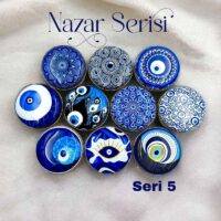 Nazar Serisi 5 - Bombeli Metal Kutu (50 adet)