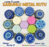Sabunlu Metal Kutu Nazar Serisi (1 koli=100adet)
