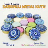 Alternative view of Sabunlu Metal Kutu Nazar Serisi (1 koli=100adet)