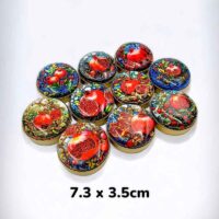 Nar Desenli Metal Kutu Seri 1 (100 adet)